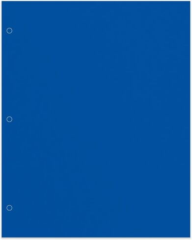 Office Depot® Brand School-Grade 2-Pocket Paper Folder, Letter Size, Blue in Saudi Arabia