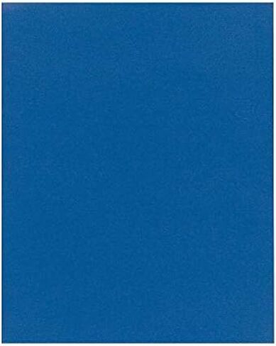 Office Depot® Brand School-Grade 2-Pocket Paper Folder, Letter Size, Blue in Saudi Arabia