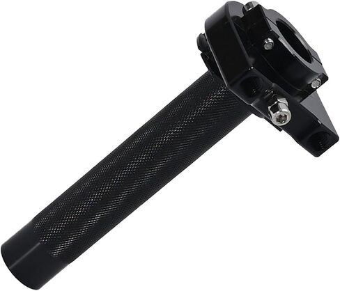 Motorcycle 7/8'' 22Mm Twist Throttle Accelerator Handlebar Handle Grips Replacement for Honda Kawasaki Suzuki Yamaha Silver in Saudi Arabia