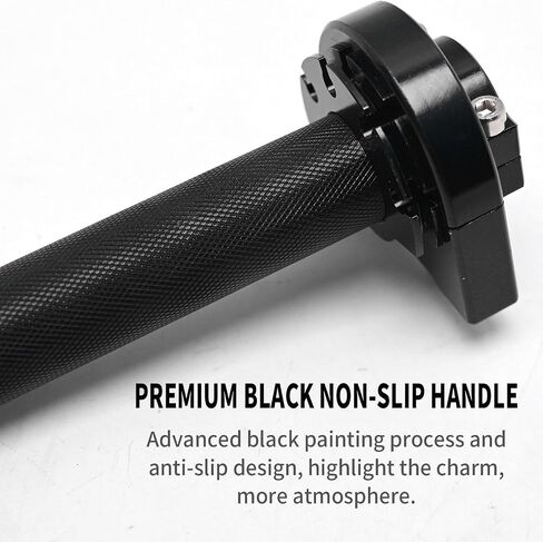 Motorcycle 7/8'' 22Mm Twist Throttle Accelerator Handlebar Handle Grips Replacement for Honda Kawasaki Suzuki Yamaha Silver in Saudi Arabia