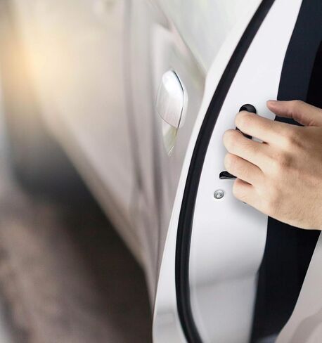 Exo Grip (Automotive Handle) 2 Pack. Keep fingerprints off your car! Easy to install. Sleek interior door grip design. in Saudi Arabia