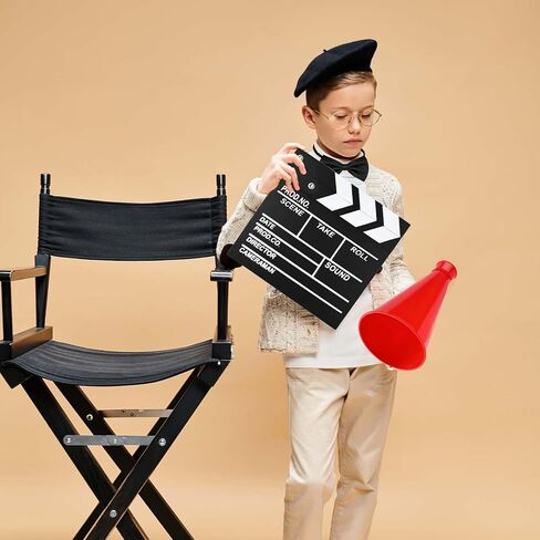 مجموعة أزياء مخرج كافوك تتضمن قبعة بيريه للمخرج وربطة عنق ولوح مكبر صوت لمجموعة حفلات الأفلام الليلية وحفلات أعياد الميلاد (Style2) in Kuwait