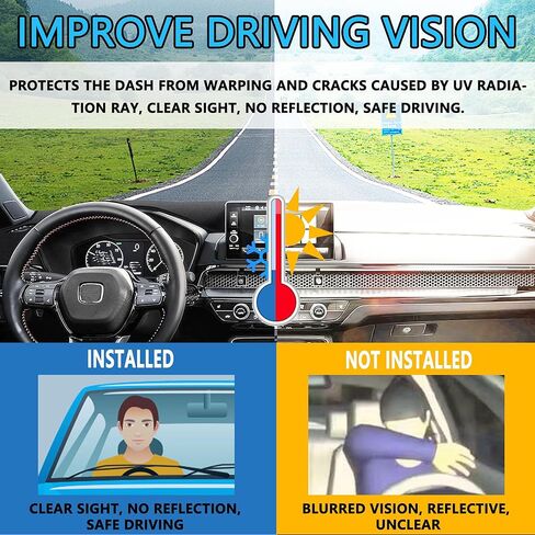 لعام 2025 دودج رام 1500 غطاء لوحة القيادة | غطاء لوحة القيادة مناسب لـ 2019-2023 2024 2025 دودج رام 1500 2500 3500 غطاء لوحة القيادة الأمامية غير قابل للانزلاق وسادة لوحة القيادة، أسود in Kuwait