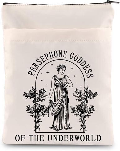 Greek Goddess Gift Persephone Goddess of The Underworld Book Sleeve Greek Mythology Book Cover Greek Bookish Poet Gift (Underworld-b) in Kuwait