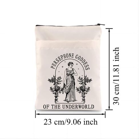 Greek Goddess Gift Persephone Goddess of The Underworld Book Sleeve Greek Mythology Book Cover Greek Bookish Poet Gift (Underworld-b) in Kuwait