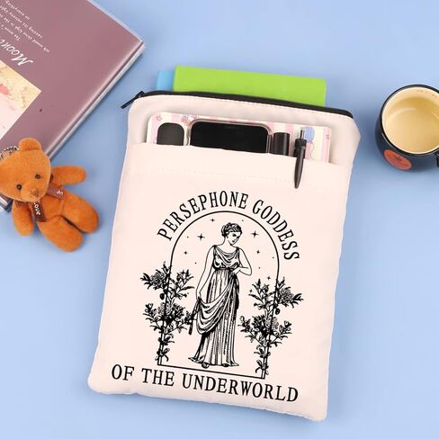 Greek Goddess Gift Persephone Goddess of The Underworld Book Sleeve Greek Mythology Book Cover Greek Bookish Poet Gift (Underworld-b) in Kuwait