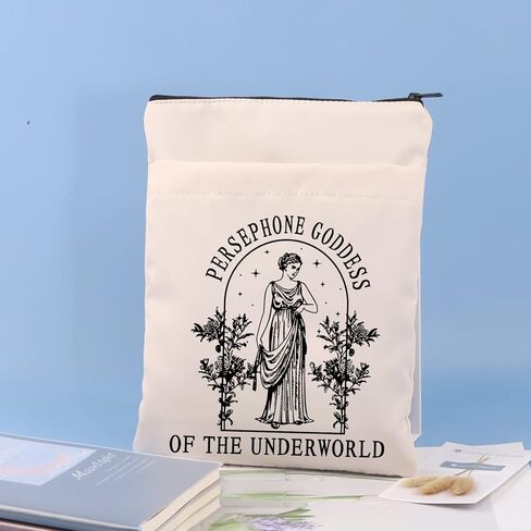 Greek Goddess Gift Persephone Goddess of The Underworld Book Sleeve Greek Mythology Book Cover Greek Bookish Poet Gift (Underworld-b) in Kuwait