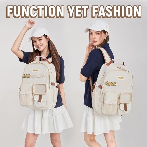Teen Girls Backpack School Bags,Kids Backpack with Cute Plush Duck Pendent, Elementary Middle High School Students Bookbag, Outdoor Daypack for Girls in Saudi Arabia