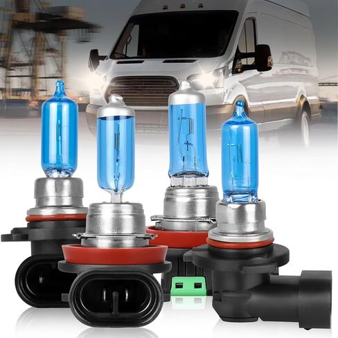 For Honda Civic 2016 2017 2018 2019 2020 Light Bulbs High Performance Halogen Headlight Bulbs 9005 High Beam+H11 Low Beam, Super Bright Front Light Car Replacement Bulb Combo, 4PCS in Saudi Arabia