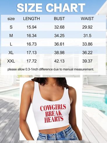 Cowgirls Tank Top Western Shirts - Women Country Concert Crop Top Cowboy Graphic Cami Shirt Casual Summer Y2K Top in Saudi Arabia