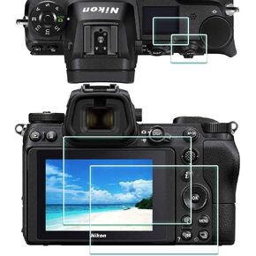 ULBTER Z6II Z7II Screen Protector for Nikon Z 7II / Z 6II + Top [2+2Pack] 0.3mm 9H Hardness Z7 II Z6 II Tempered Glass Cover Anti-Scrach Anti-Fingerprint Anti-Bubble