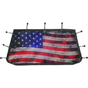 Kawasaki Teryx KRX-2 "Old Glory Rear Dust Screen (2 Seater) by GrilleAdz