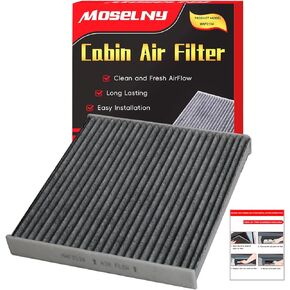Cabin Air Filter with Activated Carbon, Replacement for CP134 (CF10134), Fit for Honda Accord/Civic/Odyssey/CR-V and Acura CSX/MDX/TSX/TLX/RDX/Ridgeline (1 Pack)