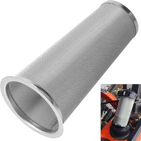 304 Stainless Steel Cone Shaped Fuel Tank Filter Strainer Compatible with Kubota BX1880, 2360, 24, 25D, 2380, 23s, 2680