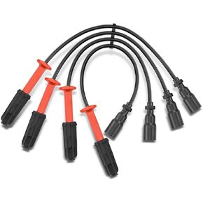 A-Premium Ignition Spark Plug Wires Set of 4 Compatible with Mercedes-Benz W202 C220 1994 1995 1996 L4 2.2L