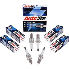Autolite Platinum AP605 Automotive Replacement Spark Plugs (4 Pack)