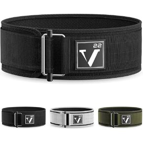 Weight Lifting Belt for Bodybuilding, Powerlifting, Cross Training Dip Lifting Belt - 4 Inch Wide Weightlifting with Metal Buckle - Adjustable Olympic Lifting Deadlift Training Belt