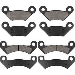 Front & Rear Brake Pads Compatible with John Deere Gator XUV 625i 825i 855D Diesel 4x4 OEM# AM140607 AM141182