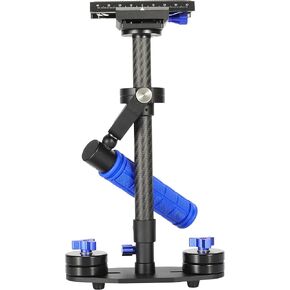 Morros Carbon Fiber Camera Video Stabilizer with min length 38cm and max length 60cm with quick release for DSLR and Video Cameras