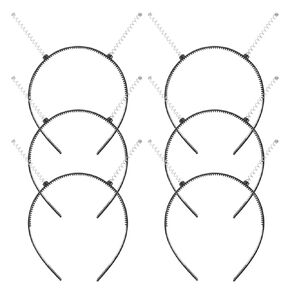 Beaupretty 6pcs Alien Antenna Headband, Martian Antenna Headband Alien Headband Boppers DIY Spring Hairbands Hair Accessories Making for Cosplay Costume Party