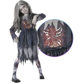 Morph - Zombie Costume Girls - Zombie Costume For Kids - Zombie Bride Kids - Scary Zombie Costumes For Girls Zombie For Girls