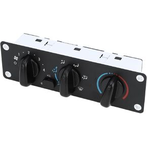 HVAC A/C Heater Climate Control Panel AC Heater Climate Control Switch Unit for Freightliner 108SD 2018-2021 Plastic Black
