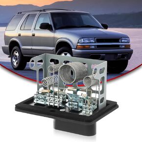 Blower Motor Resistor AC Blower Control Module 15094285 Fit for Chey Blazer S10 Pickup Suburban Fullsize Blazer Tahoe GMC Jimmy S15 Pickup Ols Bravada 1991-2005