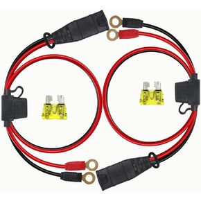 (2 packs) Compatible with NOCO GC008 X-Connect battery harness, M10 (3/8 inch) XL hole terminal connector, suitable for smart battery trickle charger accessories