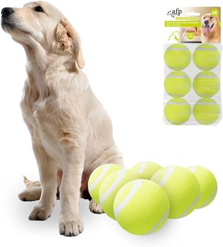 AFP Automatic Ball Launcher for Dogs Interactive Puppy Pet Ball Indoor Thrower Fetch Machine for Small and Medium Size Dogs, 3 Balls Included (2 inch) Mini in Saudi Arabia
