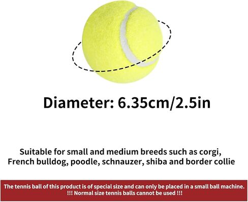 AFP Automatic Ball Launcher for Dogs Interactive Puppy Pet Ball Indoor Thrower Fetch Machine for Small and Medium Size Dogs, 3 Balls Included (2 inch) Mini in Saudi Arabia