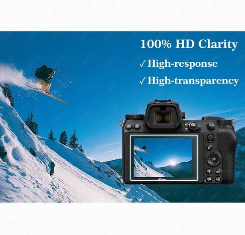 ULBTER Z6II Z7II Screen Protector for Nikon Z 7II / Z 6II + Top [2+2Pack] 0.3mm 9H Hardness Z7 II Z6 II Tempered Glass Cover Anti-Scrach Anti-Fingerprint Anti-Bubble in Kuwait