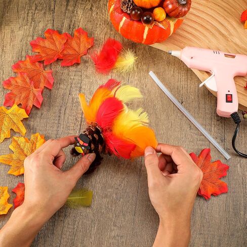 20 مجموعة من مجموعات الحرف اليدوية لعيد الشكر من كوز الصنوبر الديك الرومي، مجموعات حرفية للخريف والخريف، مجموعات يدوية يدوية لتركيا، نشاط العشاء الشكر، مشروع الفصل الدراسي، ديكورات الطاولة المركزية، مستلزمات الحفلات المفضلة in Kuwait