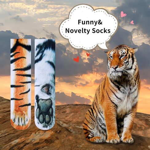 White Elephant Gifts for Adults - Funny Animal Feet Paw Socks Gag Gifts Christmas Stocking Stuffers in Saudi Arabia