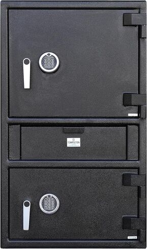 Templeton Standard Depository Drop Safe & Lock Box, Electronic Multi-User Keypad Combination Lock with Key Backup, Anti Fishing Security, 1.5 CBF Black in Saudi Arabia