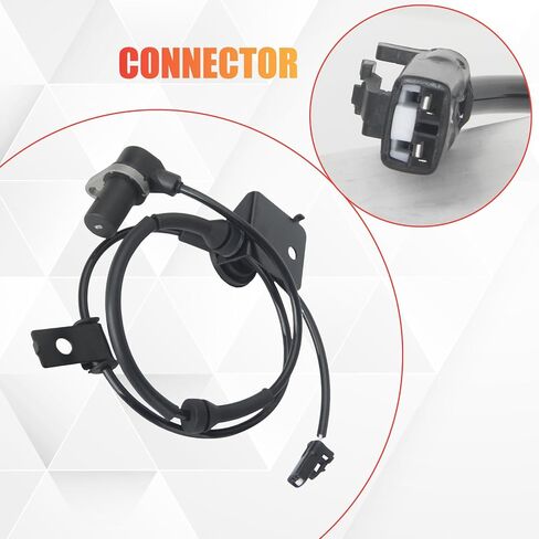 ALS580 Front Left ABS Wheel Speed Sensor Compatible with Santa Fe 2001 2002 2003 2004 2005 2006 2.4L L4 2.7L 3.5L V6 in Saudi Arabia