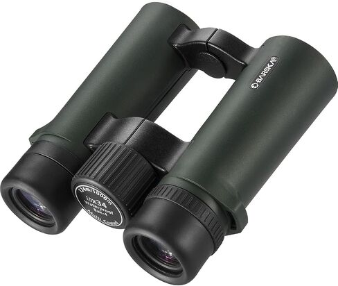 Barska Air View Compact Binoculars 10x34 Waterproof Fogproof BAK-4 Prism, Fully Multi-Coated Optics, Open Bridge Design, Shockproof, Lightweight for Travel, Hiking & Outdoor Use in Saudi Arabia