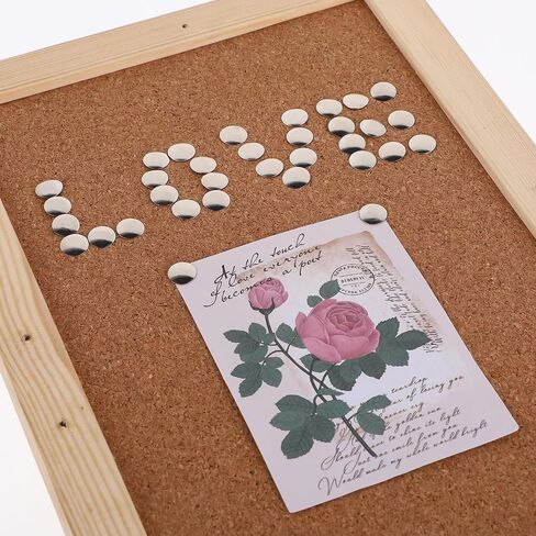 500 Pcs Thumbtacks Flat Metal Thumb Tacks Pushpins Poster for Cork Board, 3/8-inch Roundness Push Pins, Office Tacks for Corkboard, Bulletin Board Tacks, Metal Pushpins for Wall in Saudi Arabia