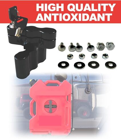 قفل تثبيت حزمة RX-LOX-PM مع حامل حزمة قفل المفاتيح يناسب حزمة الوقود RotopaX LOX-PM أو صندوق التخزين وحزمة المياه وعلبة الغاز وحزمة Fuelpax القياسية in Kuwait