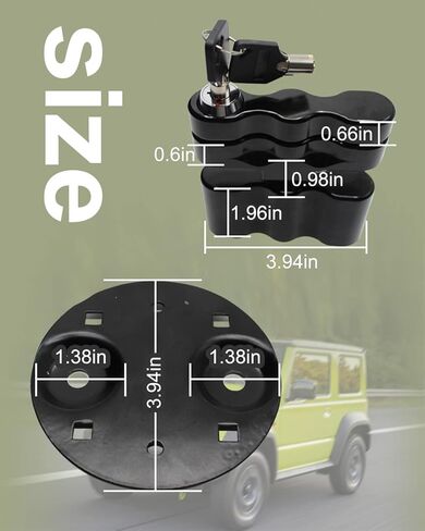 قفل تثبيت حزمة RX-LOX-PM مع حامل حزمة قفل المفاتيح يناسب حزمة الوقود RotopaX LOX-PM أو صندوق التخزين وحزمة المياه وعلبة الغاز وحزمة Fuelpax القياسية in Kuwait
