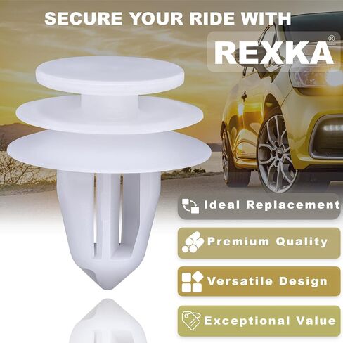Rexka 15pcs Door Trim Panel Retainer Clip Compatible with Nissan Infiniti 01553-30001 Altima Armada Cube GT-R Maxima Murano Quest Rogue EX35 G25 G35 G37 Q40 Q50 Q60 QX30 QX80 in Saudi Arabia