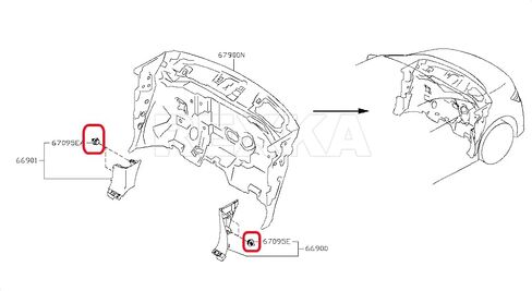 Rexka 15pcs Door Trim Panel Retainer Clip Compatible with Nissan Infiniti 01553-30001 Altima Armada Cube GT-R Maxima Murano Quest Rogue EX35 G25 G35 G37 Q40 Q50 Q60 QX30 QX80 in Saudi Arabia