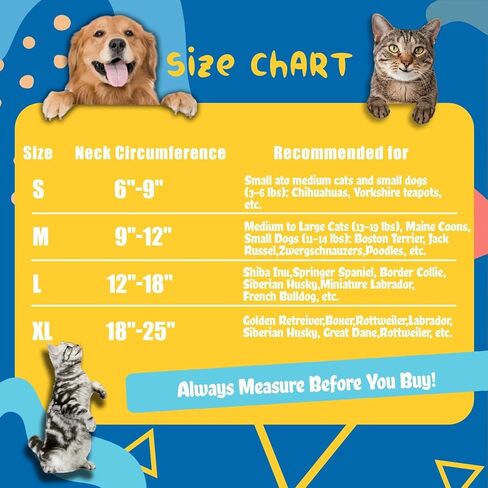 طوق كلب كبير قابل للنفخ، طوق مخروطي ناعم للكلاب بعد الجراحة، طوق مخروطي للكلاب الصغيرة والمتوسطة والكبيرة والقطط - وردي، متوسط in Kuwait