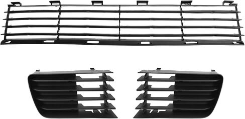 شبكة المصد الأمامي السفلي من Shelita مع غطاء مصابيح الضباب بدون فتحة لسيارة Toyota Prius 2004-2009 شواية بديلة لـ 53111-47010 53113-47020 53112-47020 TO1036112 TO1039119 TO1038119 in Kuwait