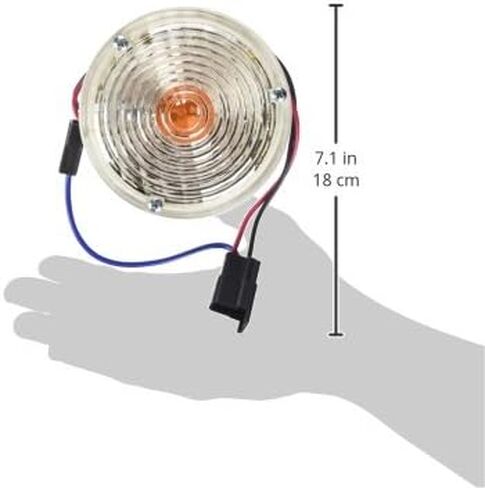 Crown Automotive J0989852 Front Parking Lamp, clear silver in Saudi Arabia