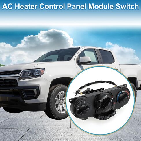 HVAC A/C Heater Climate Control Panel No.96615408 AC Heater Climate Control Switch Unit for Chevrolet Optra 2004-2010 Plastic Black in Saudi Arabia