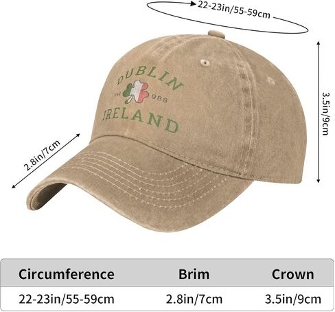 St Patrick Baseball Cap Golf Dad Hat Adjustable Original Classic Low Profile Cotton Hat Men Women in Kuwait