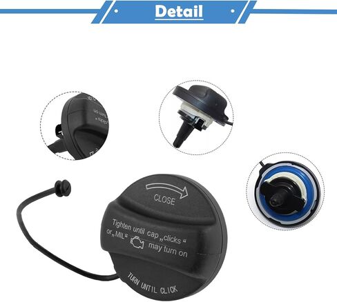 Gas Fuel Tank Filler Cap V8 4.2L 4.4L 5.0L Compatible with Land Rover 2003-2012 Range Rover Sport Utility 4-Door Replaces # LR011468 WLD500230 in Saudi Arabia