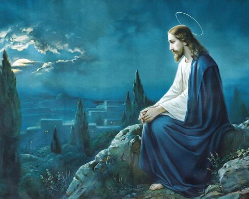 Rebotipy Paint by Numbers Christian Jesus Painting Kits by Number for Adults Kids on Canvas Wall Decor for Home Living Room Decor 16 inx20 in-Jesus Walks on Water at Sunset in Saudi Arabia