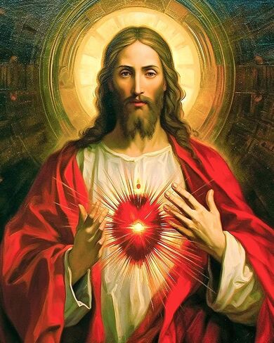 Rebotipy Paint by Numbers Christian Jesus Painting Kits by Number for Adults Kids on Canvas Wall Decor for Home Living Room Decor 16 inx20 in-Jesus Walks on Water at Sunset in Saudi Arabia