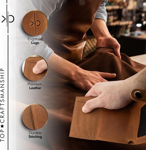 محفظة نحيفة منبثقة حامل بطاقات RFID محفظة معدنية ثلاثية الطي تصميم بسيط محفظة جلدية جيب بسحاب مع صندوق هدايا (جملي) in Saudi Arabia